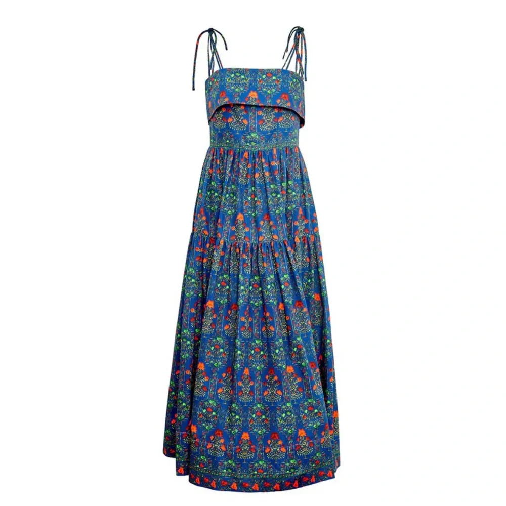 HUNTER BELL
DOLLY DRESS IN MIDNIGHT GARDEN Floral Maxi Dress New Sz 4 - Picture 1 of 6